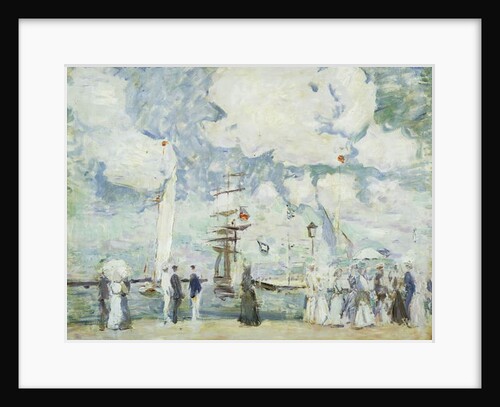 Harbour Entrance at Deauville; Entree du Bassin de Deauville by Paul Cesar Helleu