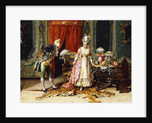 Flowers for her Ladyship, 1875 by Cesare-Auguste Detti