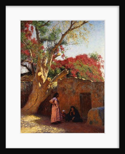 An Arab Family Outside a Village, 1917 by Ludwig Deutsch