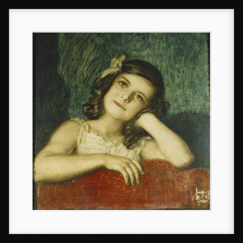 Portrait of Mary, the Artist's Daughter by Franz von Stuck