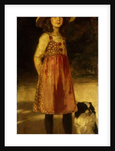 Portrait of the Artist's Daughter, Hilde, 1913 by Frederich August Kaulbach