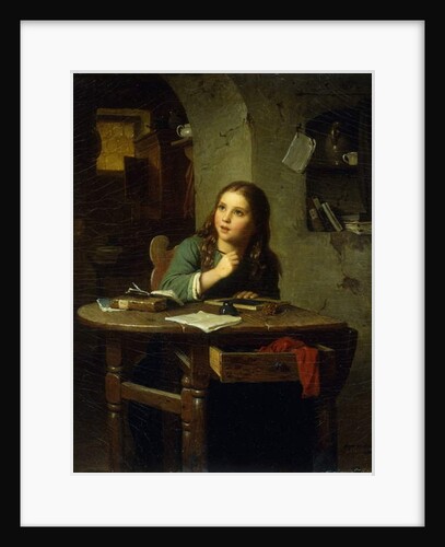 The Young Schoolgirl, 1864 by Johann Georg Meyer