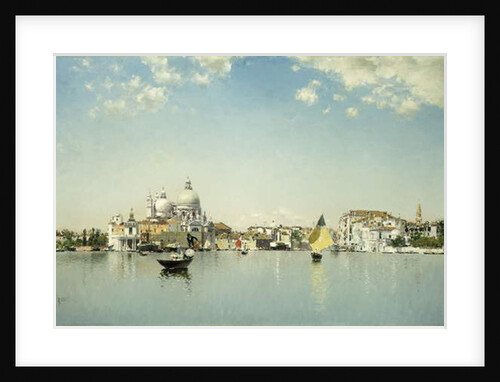 A View of Venice looking toward the Santa Maria Della Salute, by Martin Rico y Ortega