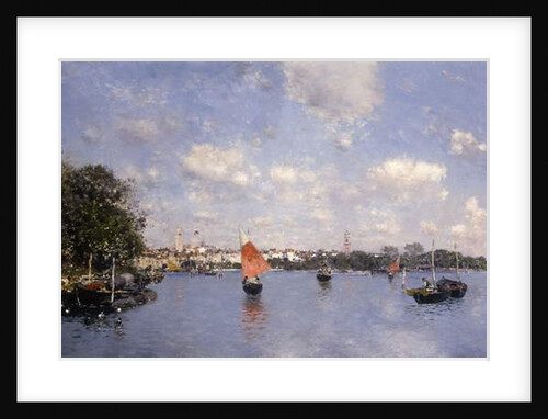 A Venetian View by Martin Rico y Ortega