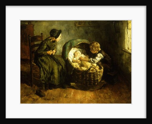 Watching Over Baby by Jacob Simon Kever