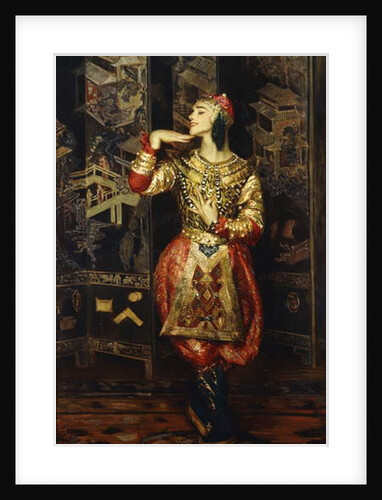 Vaslav Nijinsky in Danse Orientale, 1910 by Jacques-Emile Blanche