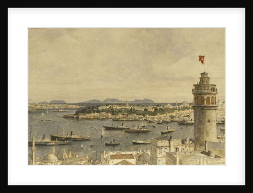 A View of Constantinople from Marmarameer, by Michael Zeno Diemer