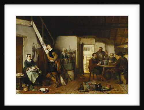 The Cavalier Approach, 1867 by Lambertus Lingeman