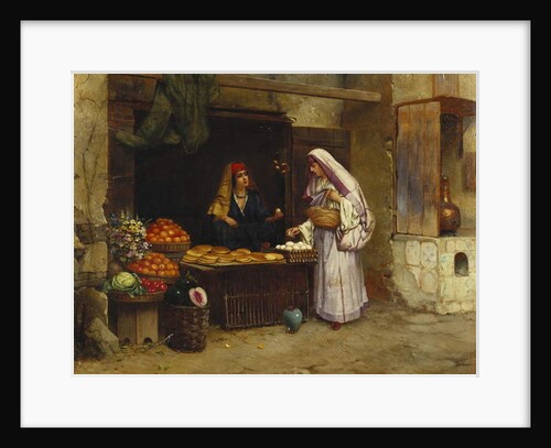 The Market Stall by Rudolphe Ernst