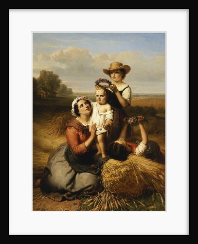 The Harvester's Family, 1855 by Francois Verheyden