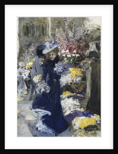 The Flower Seller by Friedrich Stahl