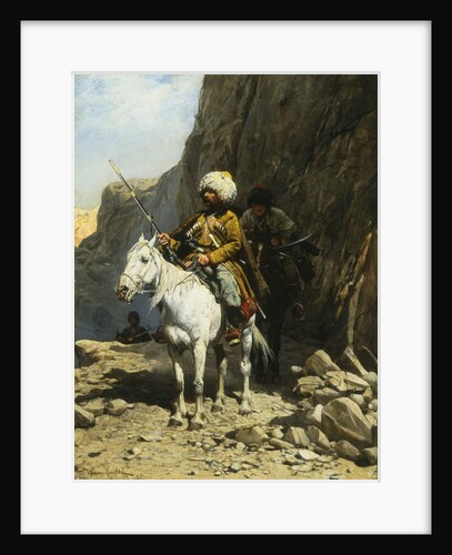 The Cossack by Alfred von Wierusz-Kowalski