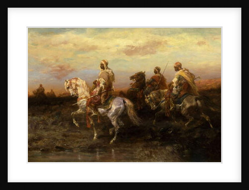 Arab Horsemen by Adolf Schreyer