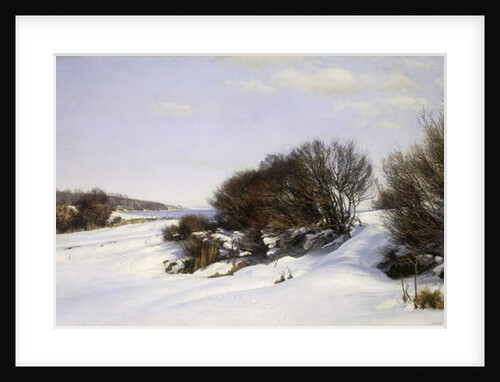 Winter Near the Sea, 1888 by Janus la Cour