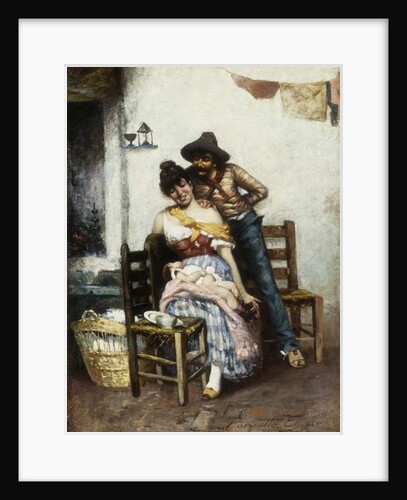 The Happy Family, 1860 by Egisto Lancerotto