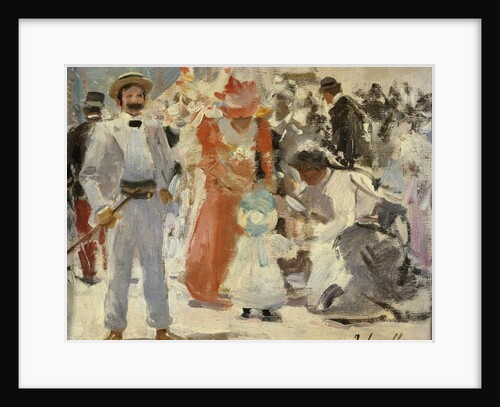 At the Fair; En la Feria by Joaquin Sorolla y Bastida