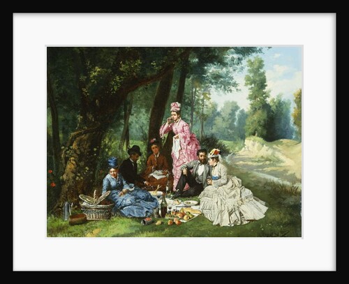 The Picnic, 1874 by Antonio Garcia Mencia