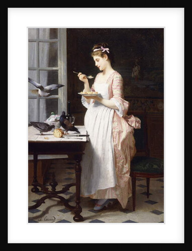 Feeding the Pigeons by Joseph Caraud