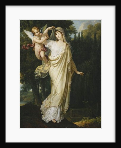 Posthumous Portrait of the Marquise Fanny Grimaldi by Francois Xavier Fabre