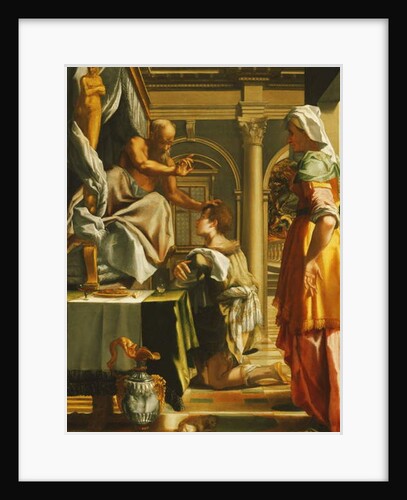 Isaac Blessing Jacob by Mirabello Cavalori
