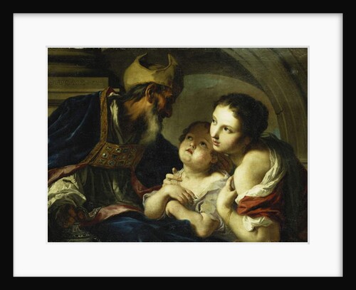 Saint Nicholas of Bari with Two Children by Giambettino Cignaroli