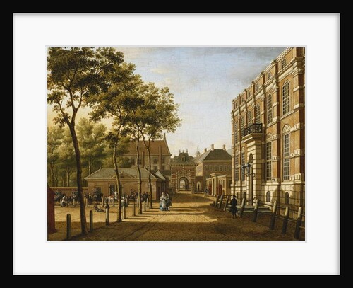 The Hague: the Mauritspoort and the Binnenhof Seen Across the Plein, 1773 by Paulus Constantin La Fargue