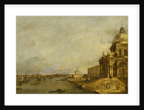 Santa Maria delle Salute and the Entrance to the Grand Canal, Venice, Looking East, by Francesco Guardi