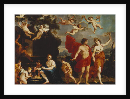 Sine Baccho et Cerere Friget Venus by Giacinto Gimignani or Gemignano