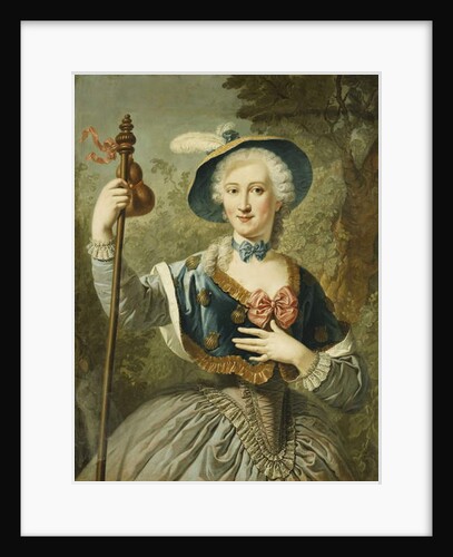 Portrait of a Lady by Louis Jean Francois I Lagrenee