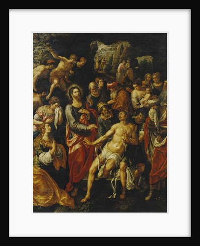 The Raising of Lazarus by Hendrik de Clerck
