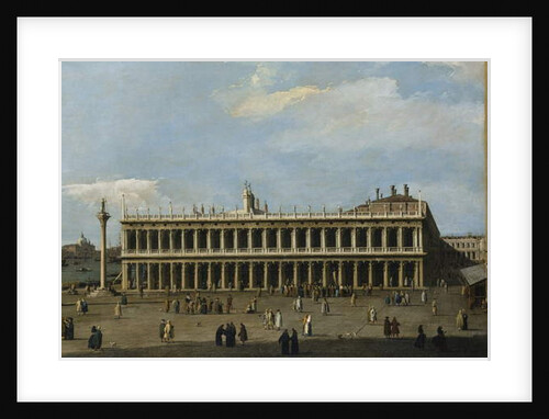The Library and the Piazzetta, Venice by Canaletto