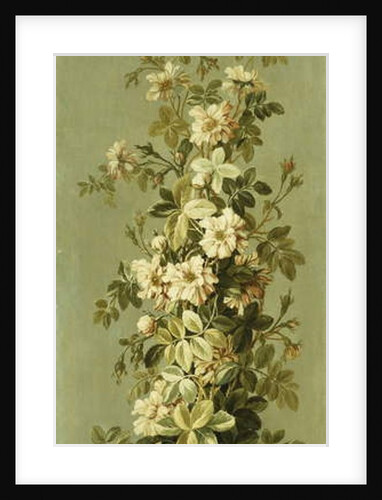 Decorative Panels with Flowers by Jean Baptiste (school of) Pillement