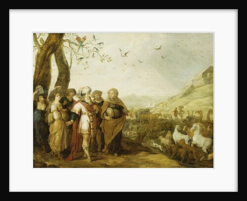 Noah and His Family Before the Embarkation into the Ark by Hans III Jordaens