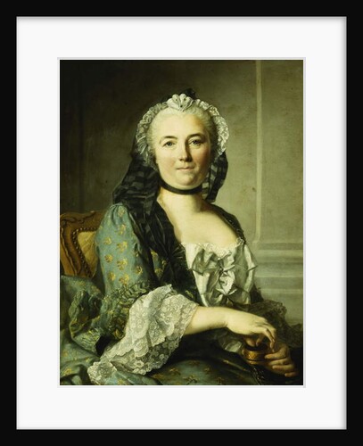 Portrait of a Lady, Seated by Louis M. Tocque