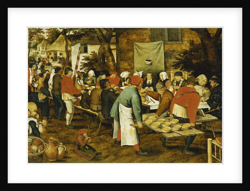 A Peasant Wedding Feast, 1630 by Pieter the Younger Brueghel