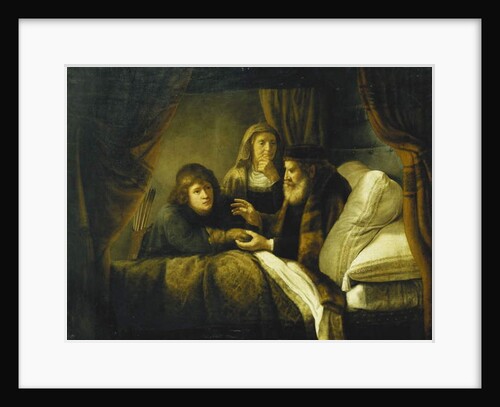 Issac Blessing Jacob, c.1640 by Rembrandt Harmensz. van Rijn