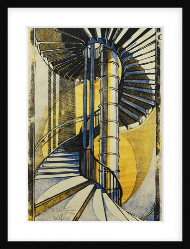The Tube Staircase, c.1930 by Cyril Edward Power