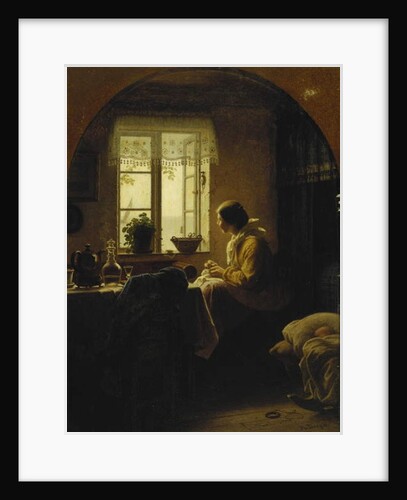 At the Window by Anton Laurids Johannes Dorph