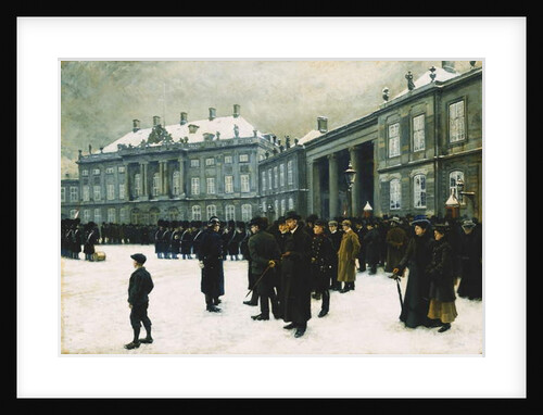 Changing of the Guard at Amalienborg Palace, 1902-1903 by Paul Fischer
