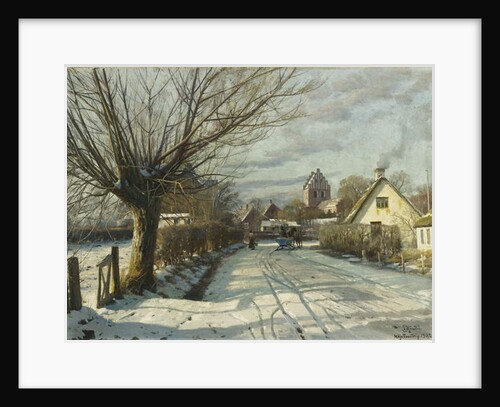 Hoje Taastrup Church, Outside Copenhagen, 1922 by Peder Monsted