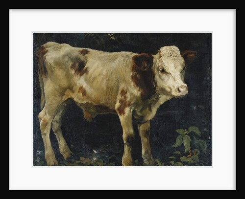 A Bull Calf, 1876 by Christian Eriksen Skredsvig