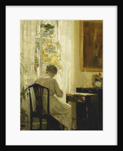 A Woman in an Interior by Carl Holsoe