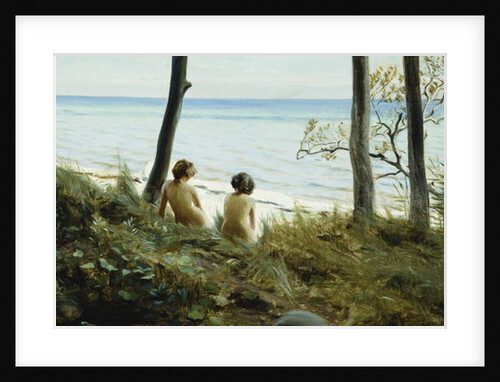 On the Beach, 1907 by Harald Slott-Moller