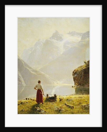 A Summer Day on a Norwegian Fjord by Hans Dahl