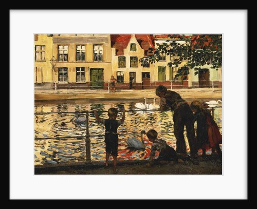 Feeding the Swans by Paul Graf