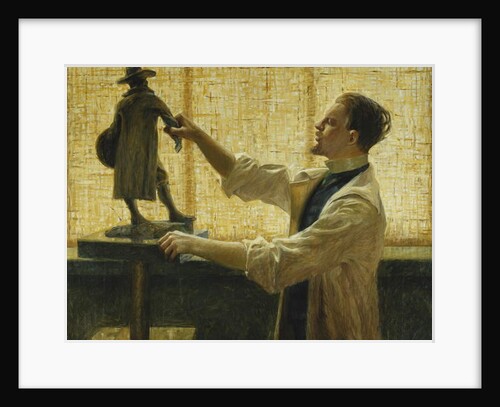 The Sculptor Carl Eldh in his Studio, 1908 by Vitalis Nyberg