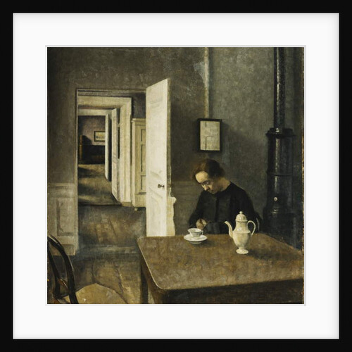 An Interior, Strandgade 25, 1915 by Vilhelm Hammershoi