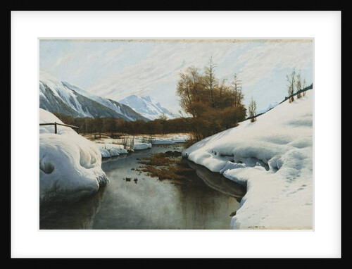 Near La Punt, St. Morritz in the Engadine Valley, by Peder Monsted