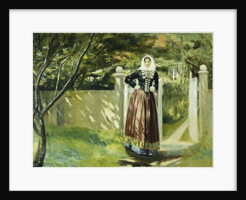 At the Garden Gate, 1902 by Michael Peter Ancher