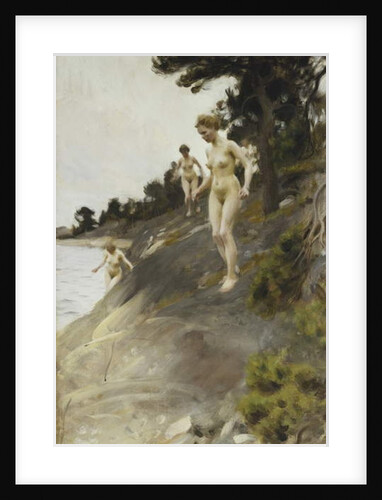 Frightened; Skramda, 1912 by Anders Leonard Zorn